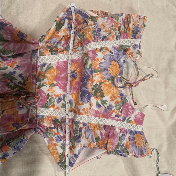 Hello Molly Pink Multi Floral Ruffle Dress - Picture 11 of 12